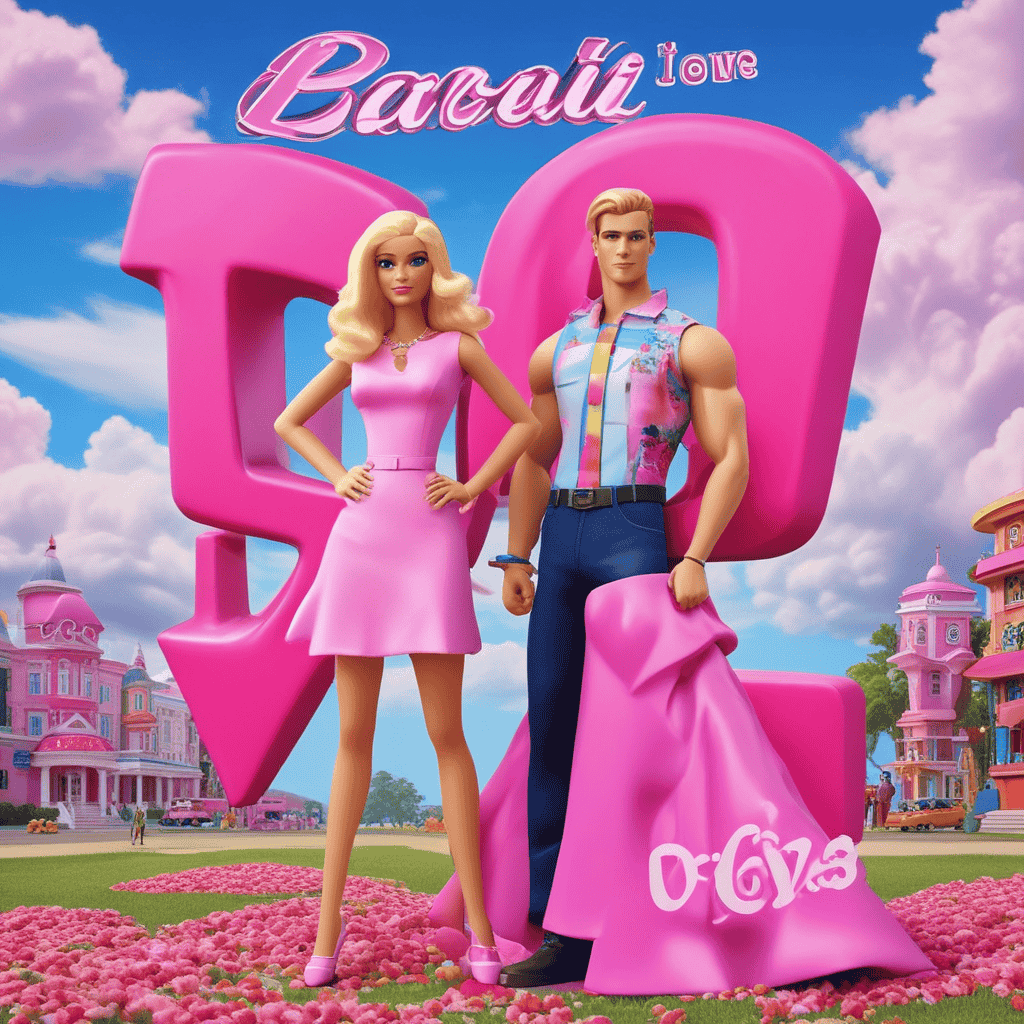 AI Generiertes Barbie Love Plakat